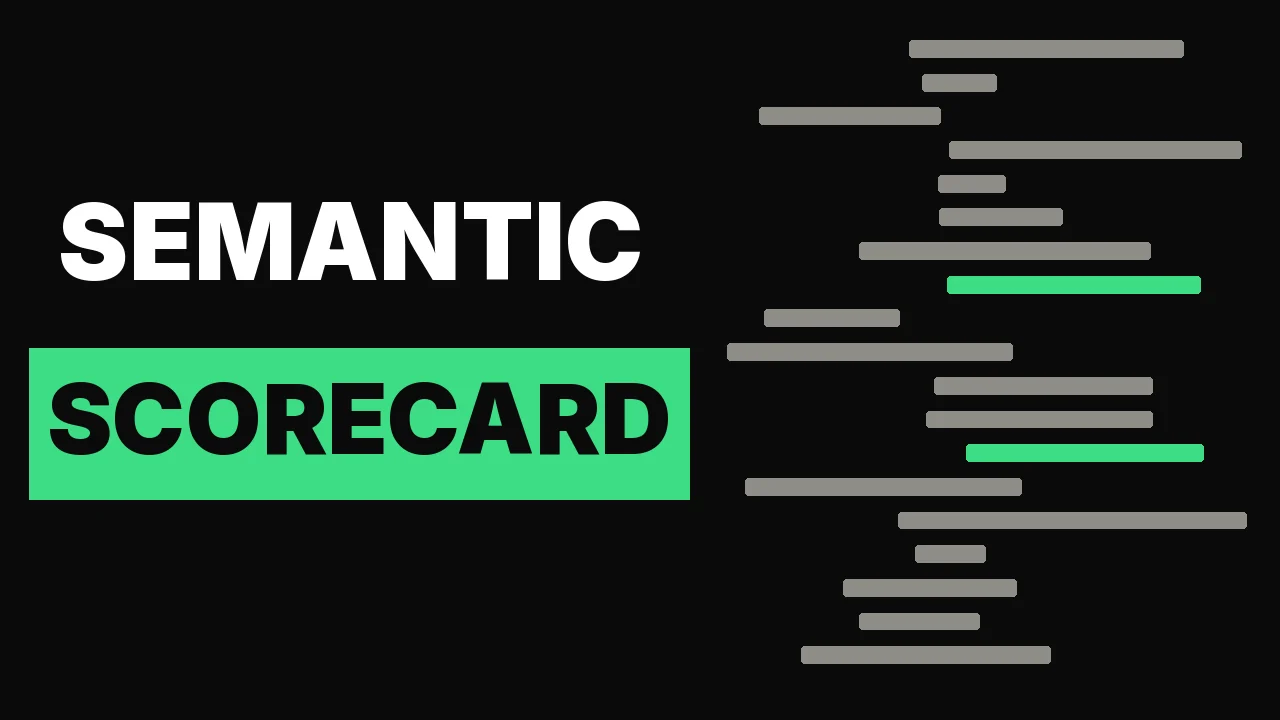 Semantic Scorecard: sobald du ein Wort wegstreicht, ist etwas verloren